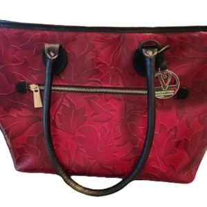 Valentina leather satchel EUC